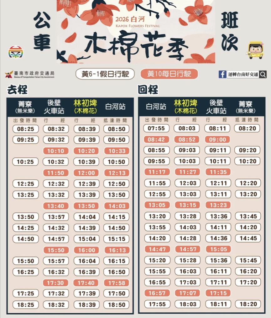 白河林初埤木棉花道