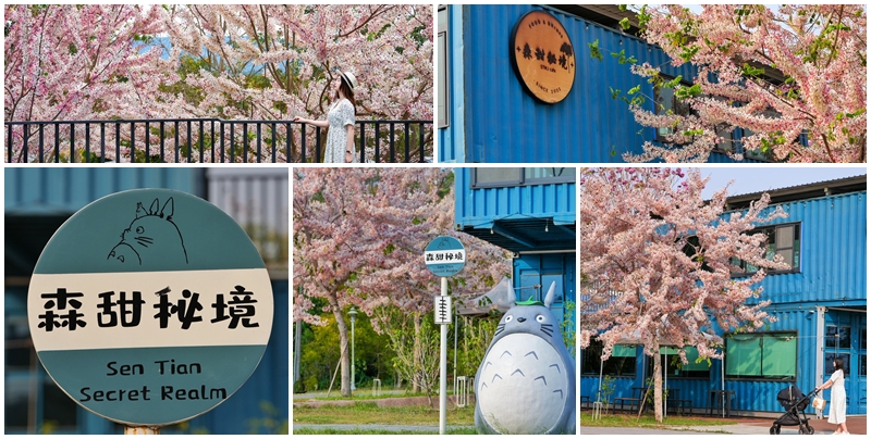 網站近期文章：【台南景點】森甜秘境STMJ cafe 貨櫃屋甜點 複合式咖啡廳 到了花季還會有花旗木可以看