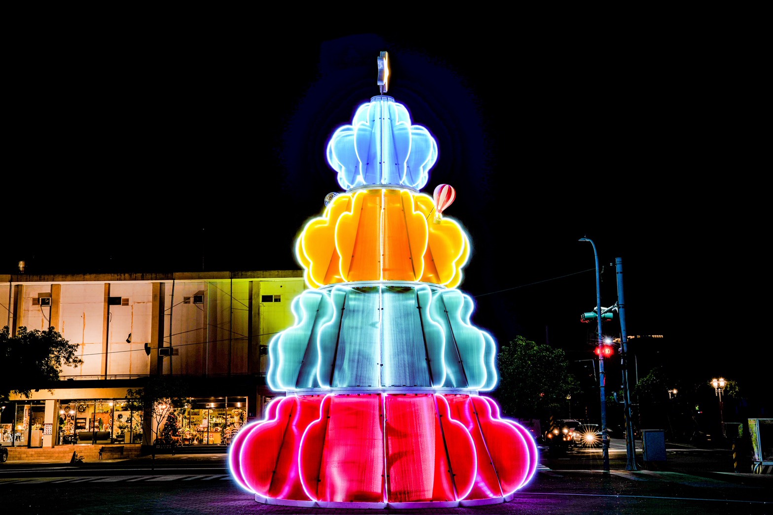 新營文化中心聖誕樹