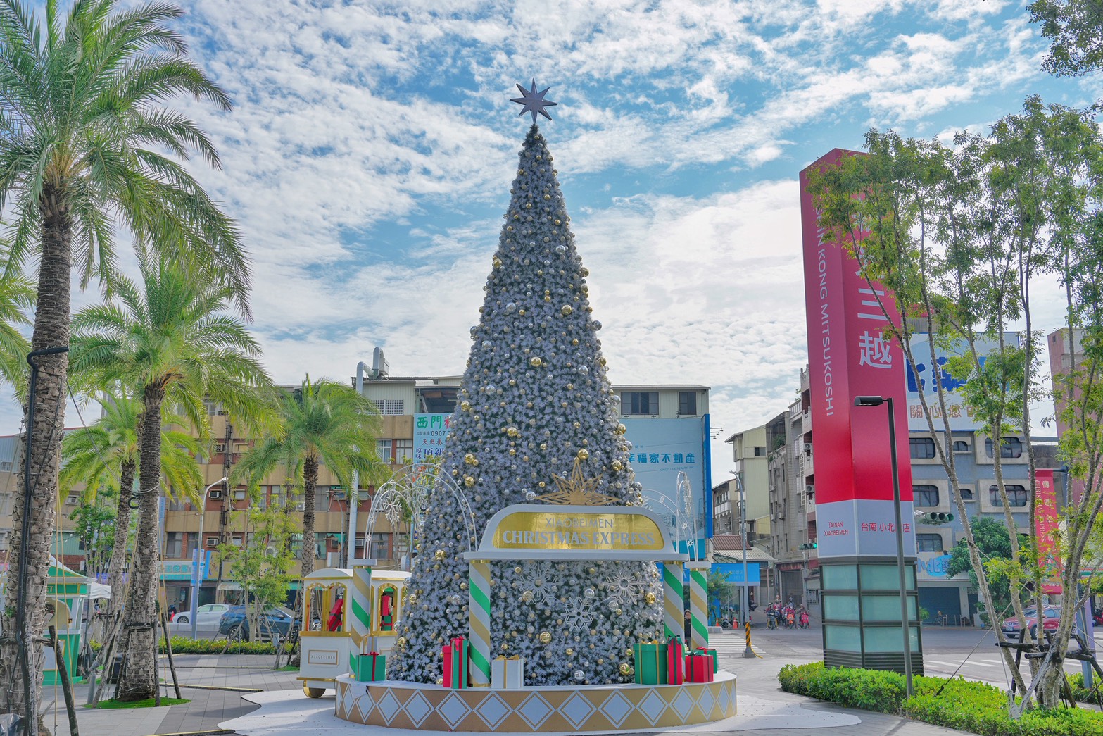 新光三越台南小北門店 聖誕樹