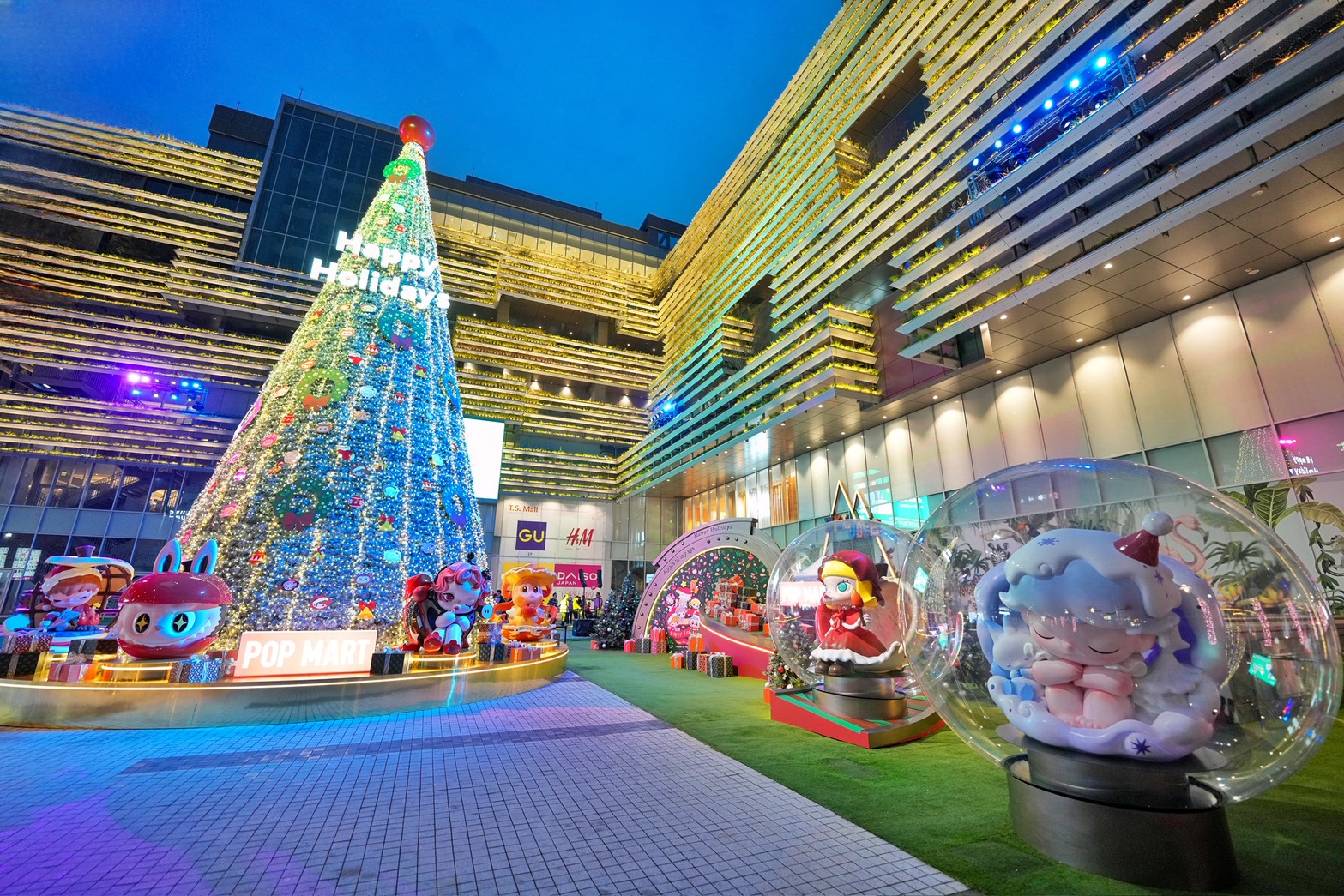 南紡購物中心 POP MART聖誕樹
